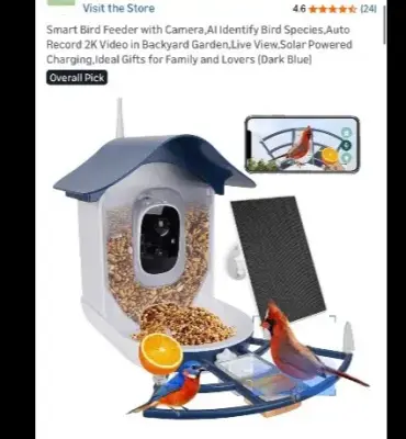 Smart bird feeder
