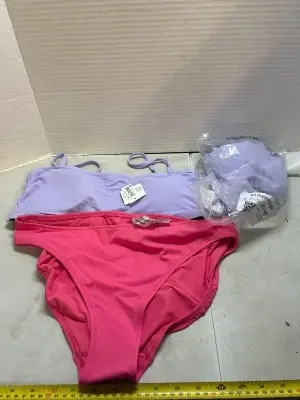 Women women’s size large two bathing suit, tops and one bottom