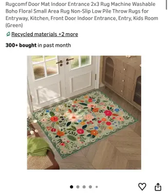2’ x 3’ entryway rug