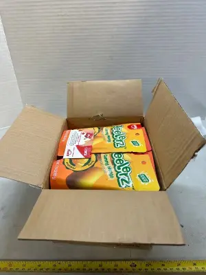 two boxes of eight count gummy mango peelers candy
