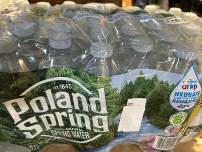 40 bottles of Poland Springs water bottles