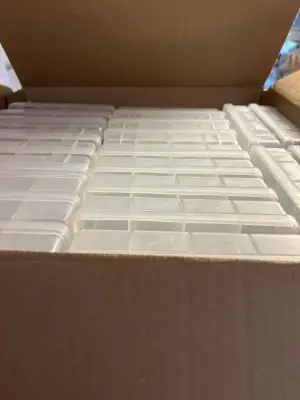 Big box of plastic organizers