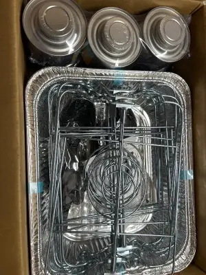 Set of six chafing dish sets