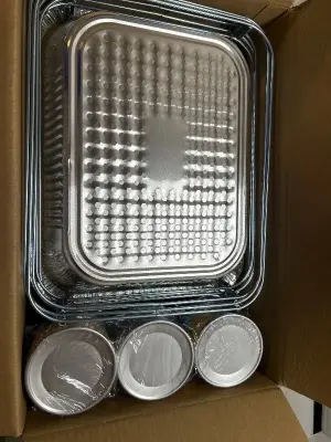 six sets of chafing dishes