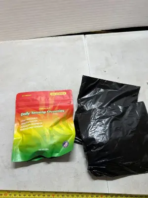 3 60 packs of daily tanning gummy’s sour watermelon flavored