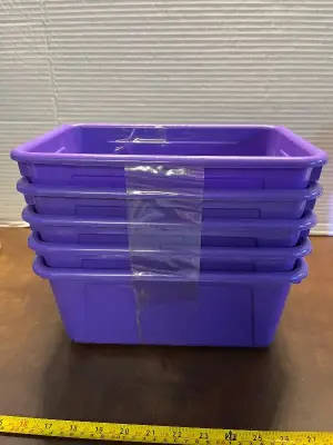 5ct plastic storage containers