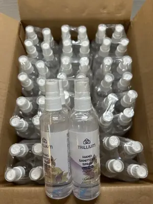 12 four packs of four fluid ounce hand sanitizer spray