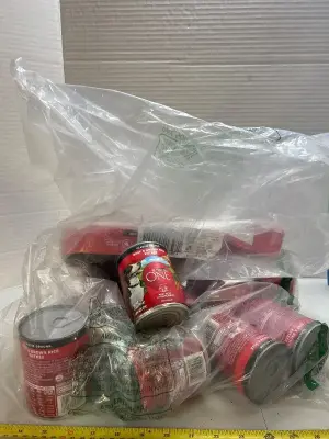 lots of Purina, canned dog, food, beef, and brown rice