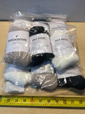 9 pairs rockdove fuzzy socks