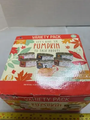 variety 12 pack of canned dog food “weruva”