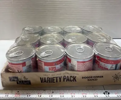 12pk Dogs in the kitchen adult dog food exp:03/26