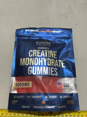 creatine monohydrate 120 pack gummy’s strawberry flavored