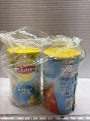 (2) 4LB Lipton lemon ice tea mix exp:06/26