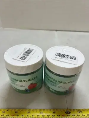 2 90 packs of magnesium glycinate, gummy’s