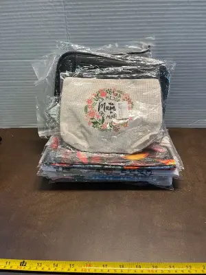 bundle of bags & yard flags?