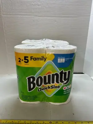 2 two pack of family roll, bounty