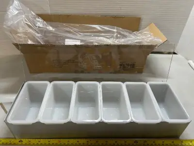 six compartment condiment dispenser