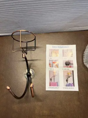 Wall mount candle holder