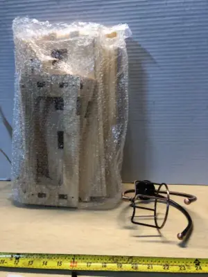 Candle holder and Woden Wi-Fi box organizer