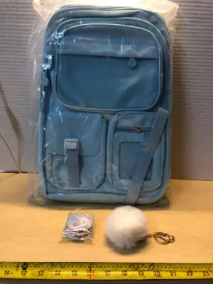 Blue backpack