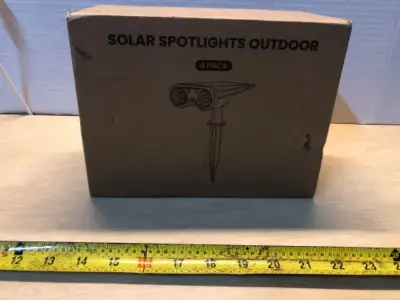 4 pack solar outdoor lights