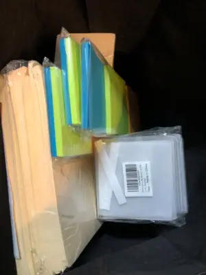 Bag of office supplies
