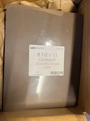 4ct 100lb cardstock 8 1/12 x 11