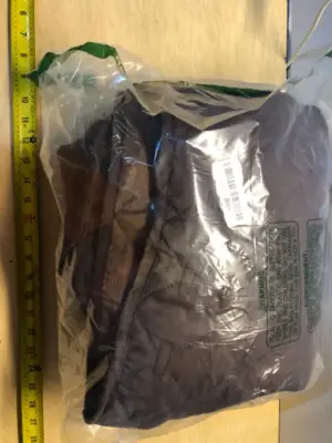 Unknown size brown cover