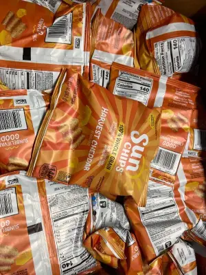 big box’s of sun chips exp 01/26