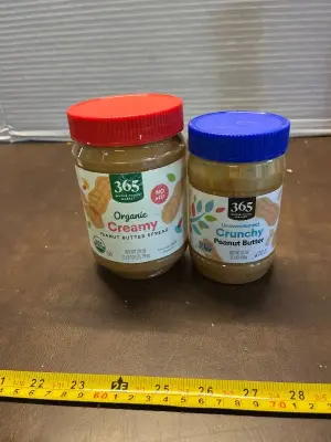 creamy & crunchy peanut butter exp 08/26,10/26