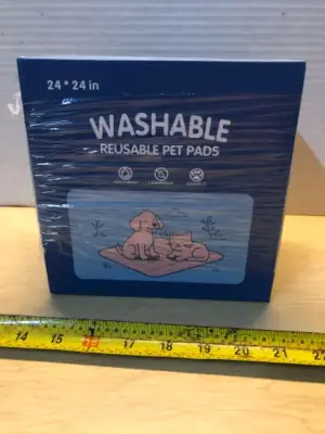 2 boxes washable pet pads