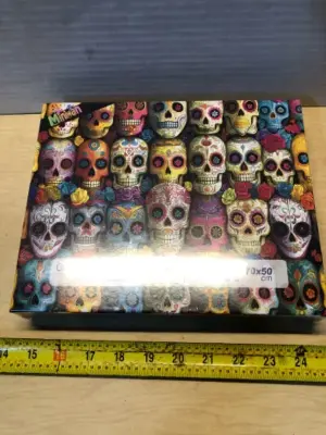 4 sugar skull puzzles
