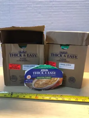 2 boxes purée roasted turkey (opened) 12/27/2025