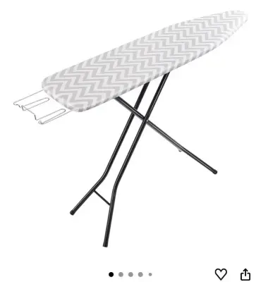 Amazon basics height adjustable full size foldable ironing board
