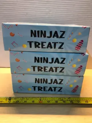 3 boxes of Ninjaz treatz exp:08/01/2026