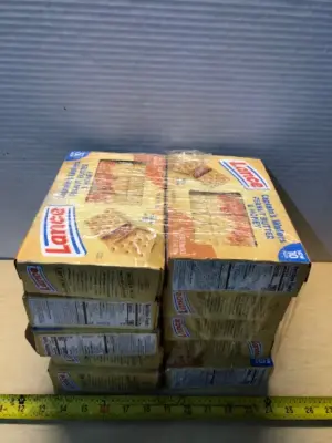 10 boxes 10 packs each peanut butter and honey crackers