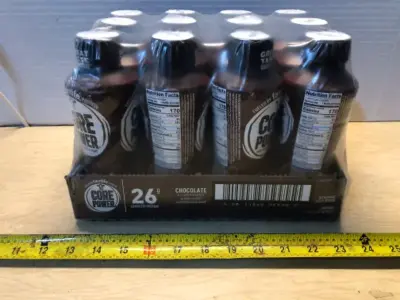 12 pack core power chocolate protein shake exp:07/27/2026