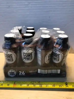 12 pack core power chocolate protein shake exp:07/272026