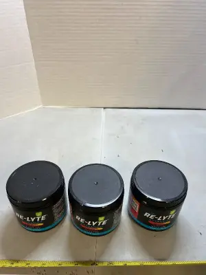 3 60 serving jars of hydration drink mix re-lyte  05/30