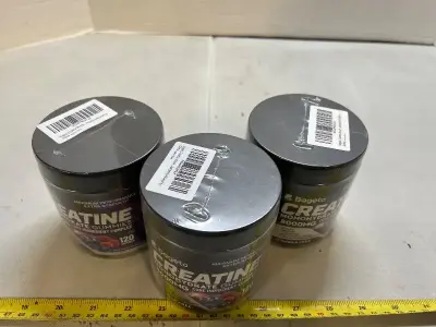 3 120 count creatine monohydrate gummy‘s 8000 mg 08/27