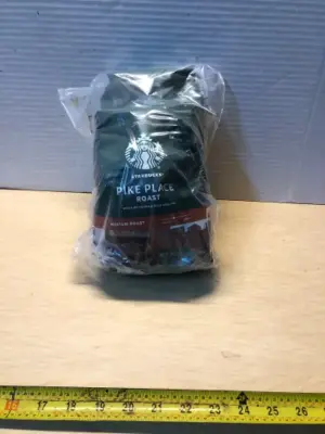 2 bags 28oz Starbucks ground coffee