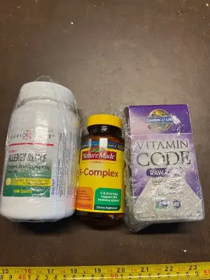 B-complex, allergy relief,vitamin code