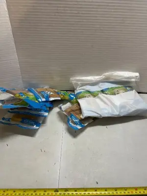 A lot of Himalayan dog chew cheese flavored for dogs 15 pounds and under