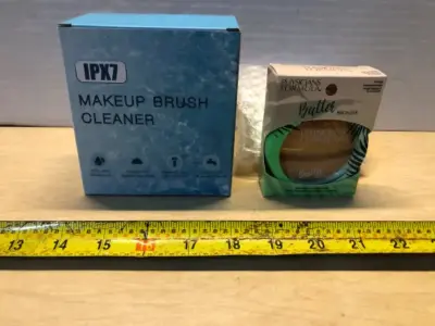 Makeup brush cleaner, 2 packs of butter bronzer