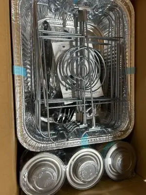 set of six chafing dishes