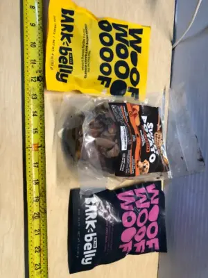Bark belly dog treats exp:2/12/2027, sweet potato dog treats, bark belly dog treats exp:09/2027