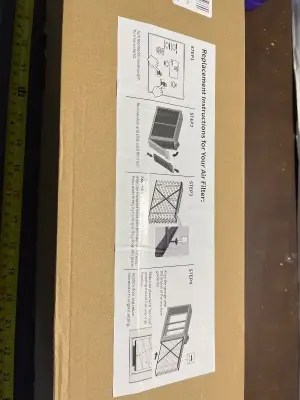 replacement air filters 2ct