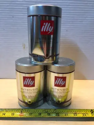 3 cans intenso coffee beans exp:06/2027