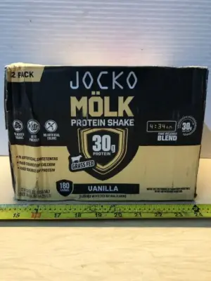 12 pack vanilla Molk protein shake exp:06/05/2027