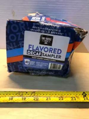 Two rivers decaf coffee kcups 40 cups (opened)